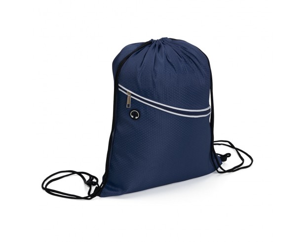 Mochila Saco com Entrada para Fone Personalizado Mochila Saco com Entrada para Fone Personalizado