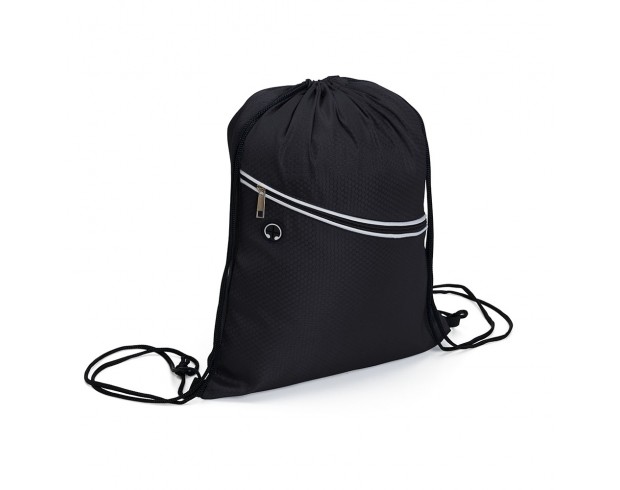 Mochila Saco com Entrada para Fone Personalizado Mochila Saco com Entrada para Fone Personalizado
