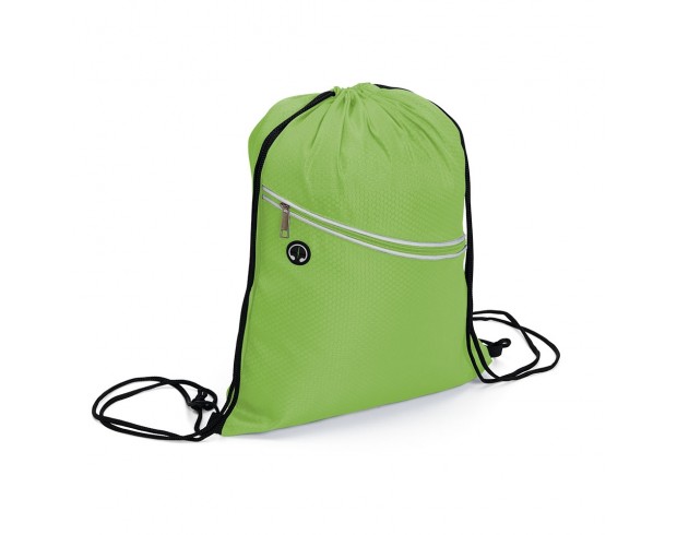 Mochila Saco com Entrada para Fone Personalizado Mochila Saco com Entrada para Fone Personalizado