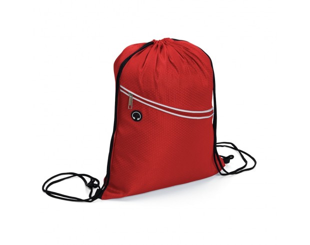 Mochila Saco com Entrada para Fone Personalizado Mochila Saco com Entrada para Fone Personalizado