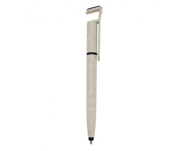 Caneta Fibra de Bambu Touch com Suporte Personalizada Caneta Fibra de Bambu Touch com Suporte Personalizada