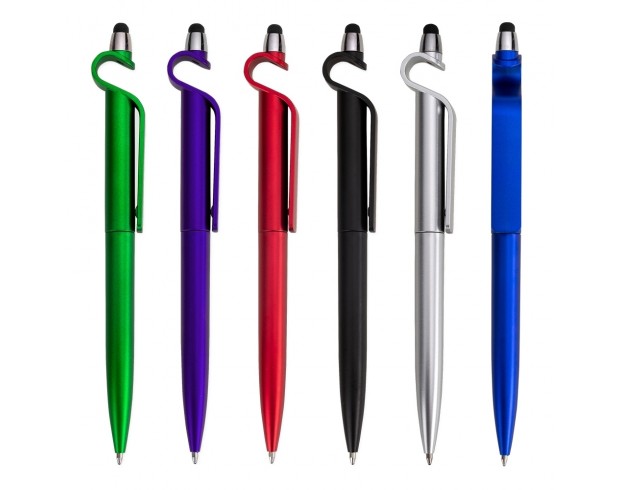 Caneta Plástica Touch com Suporte Personalizada Caneta Plástica Touch com Suporte Personalizada