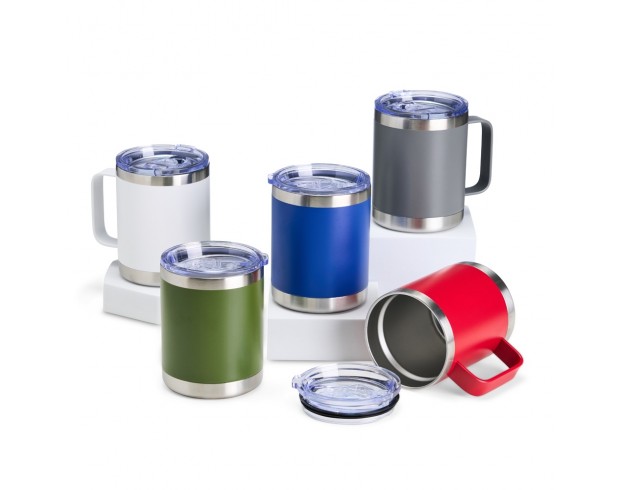 Caneca Térmica Inox 350ml com Tampa Personalizado Caneca Térmica Inox 350ml com Tampa Personalizado