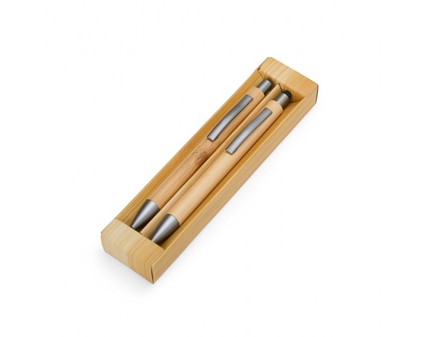 Kit Ecológico Caneta e Lapiseira Bambu Kit Ecológico Caneta e Lapiseira Bambu