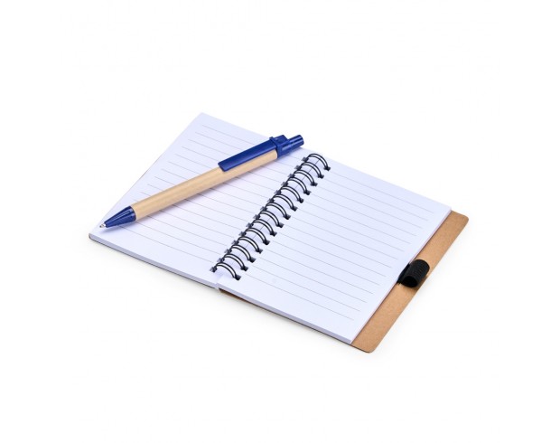 Caderno Ecológico com Caneta Caderno Ecológico com Caneta