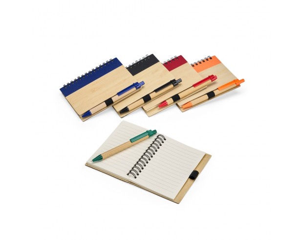 Caderno Ecológico com Caneta Caderno Ecológico com Caneta