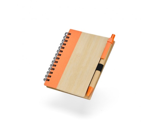 Caderno Ecológico com Caneta Caderno Ecológico com Caneta