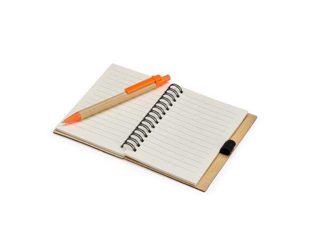 Caderno Ecológico com Caneta Caderno Ecológico com Caneta