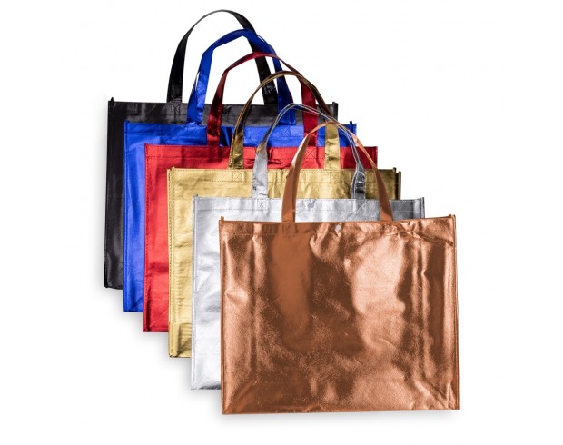 Sacola TNT Metalizada Personalizada Sacola TNT Metalizada Personalizada